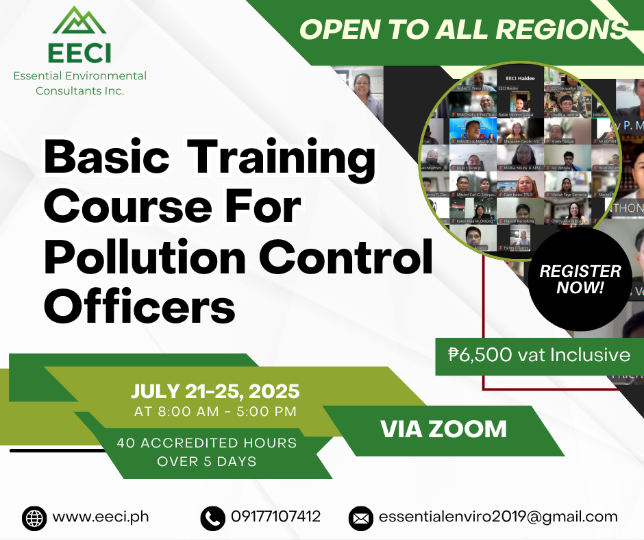 Basic Training Course for Pollution Control Officers
